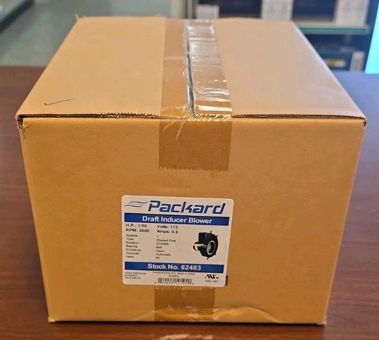 Packard – Goodman/Raheem Draft Inducer Motor Repl (1/50 HP, 115V 3000 RPM) 82483