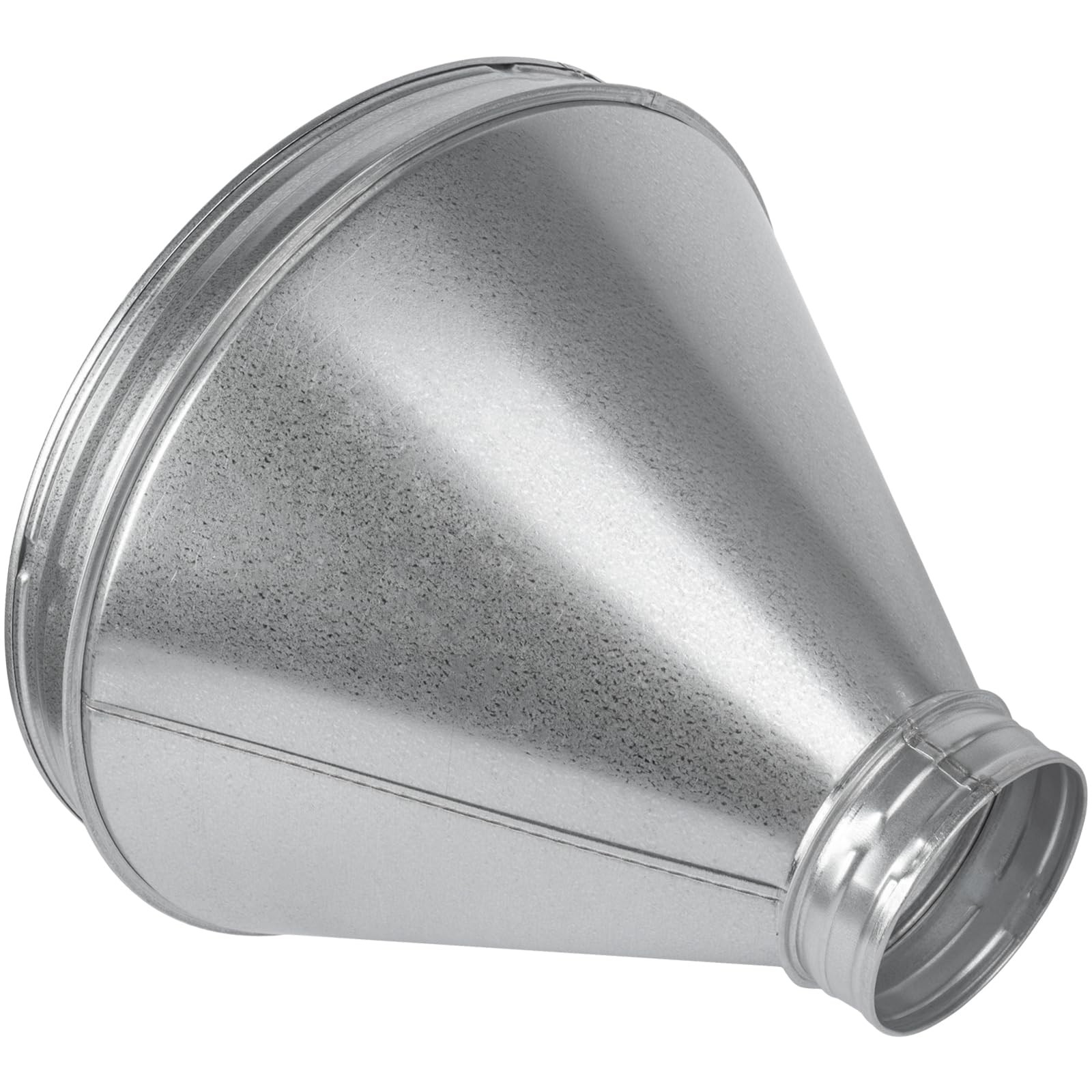 Hvac Ov 12.5 To 4 Inch Round Duct Reducer – Galvanized Steel Pipe Increaser –