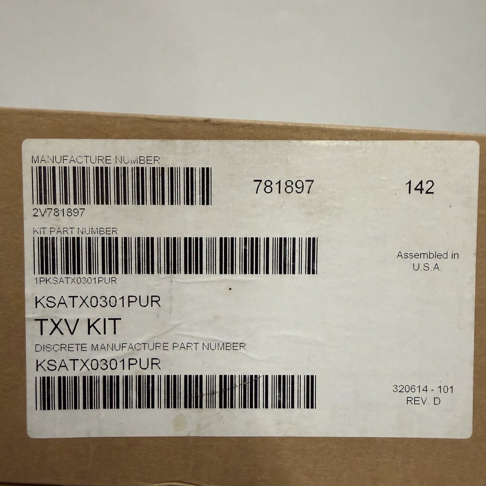 Carrier KSATX0301PUR TXV Kit Thermostatic Expansion Valve R410A OEM New Open Box