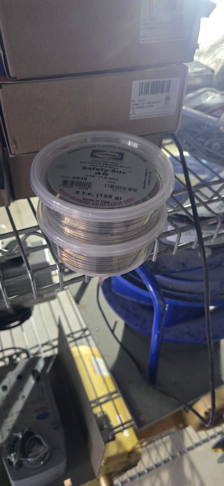 Safty-Silv 45% Sillver Brazing Alloy 5 t.o. 1/16″