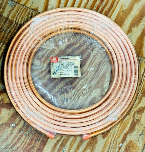 Mueller Streamline 1/2″ x 50 Ft Copper Refrigeration Tubing D08050P