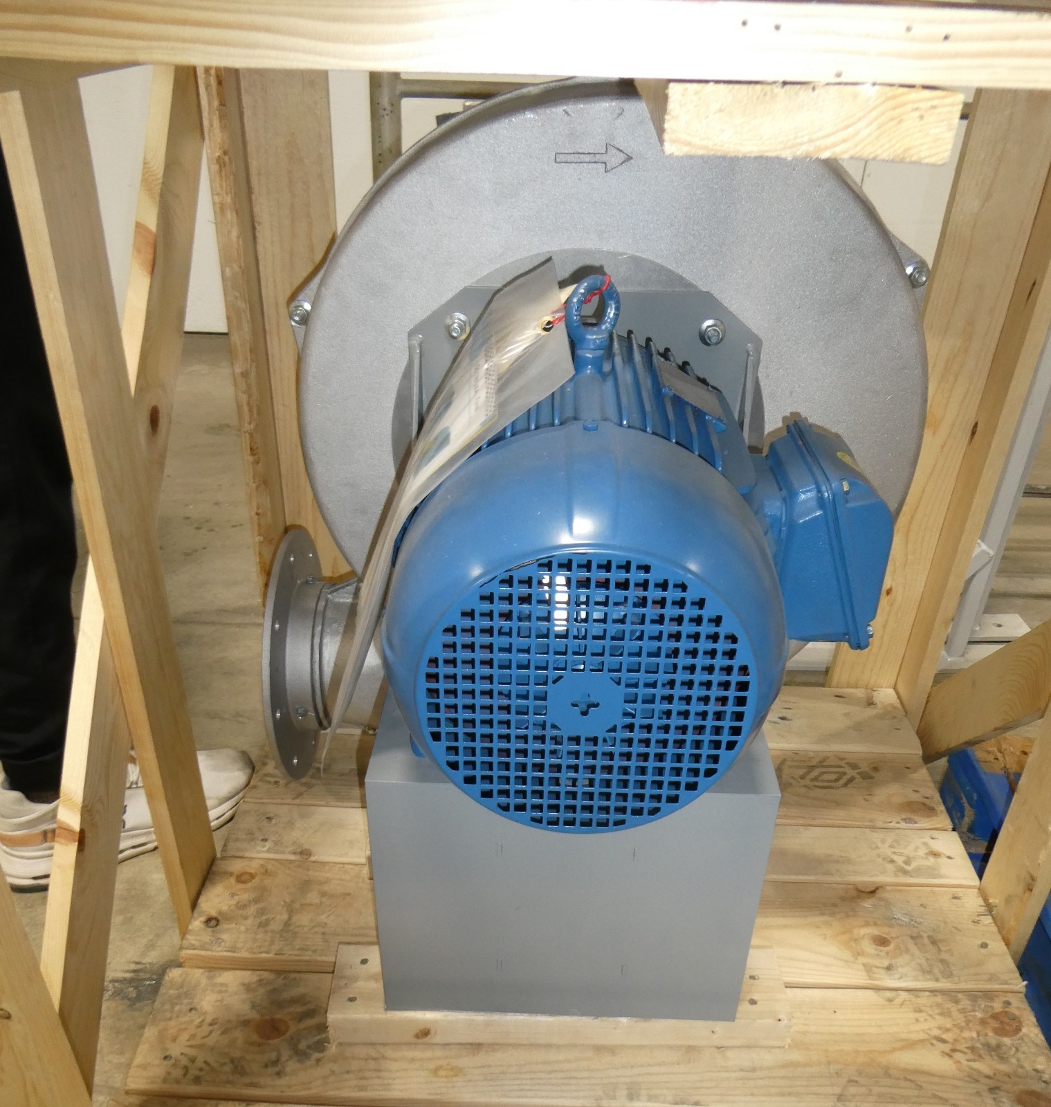Twin City Fan TPD-SW Cast Aluminum Pressure Blower, Direct Drive 10hp 3ph