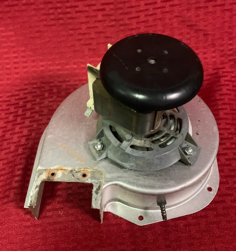 Inducer Blower Motor 70023158 Assembly. Motor, Squirrel cage and housing.