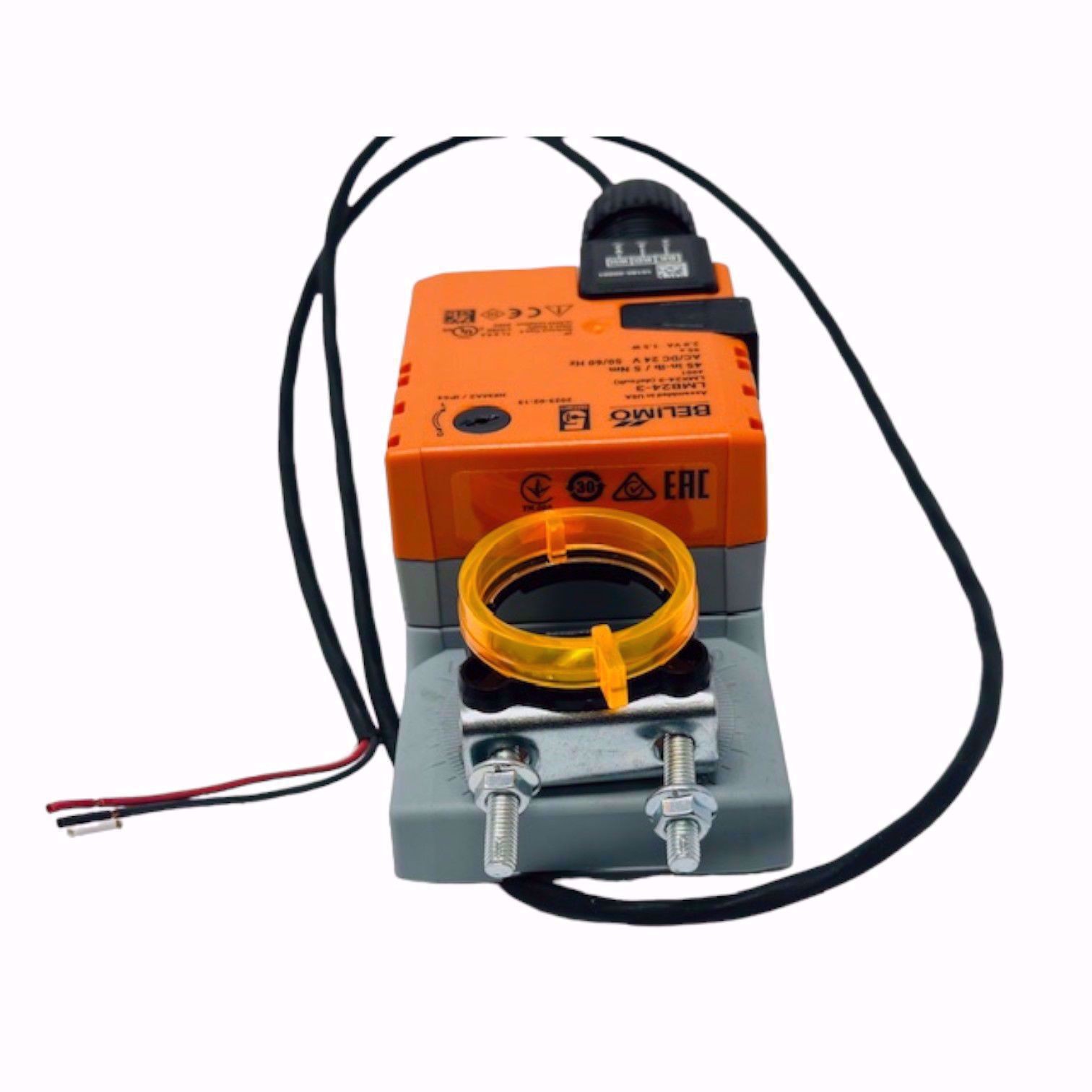 BELIMO LMB24-3 Motor,Actuator, Rotary, 45 in-lb, On/Off/Float, 24Vac, 24Vdc