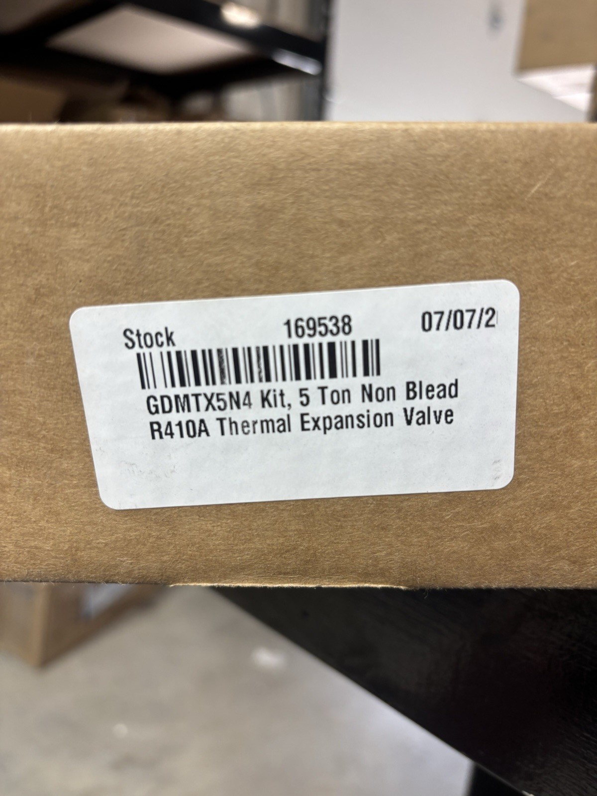 GDMTX5N4 kit, 5 ton non bled R410A Thermal Expansion Valve