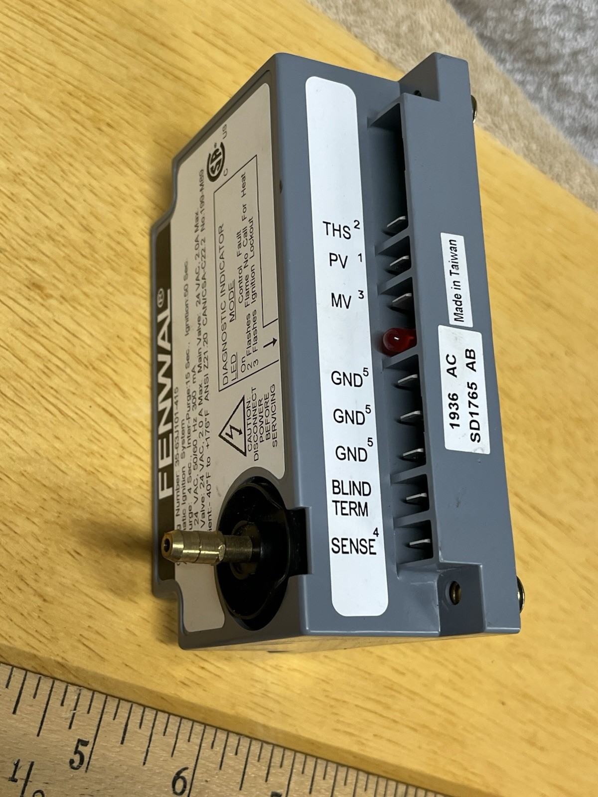 Fenwal Automatic Ignition System Control Module 35-63J101-415 24 VAC