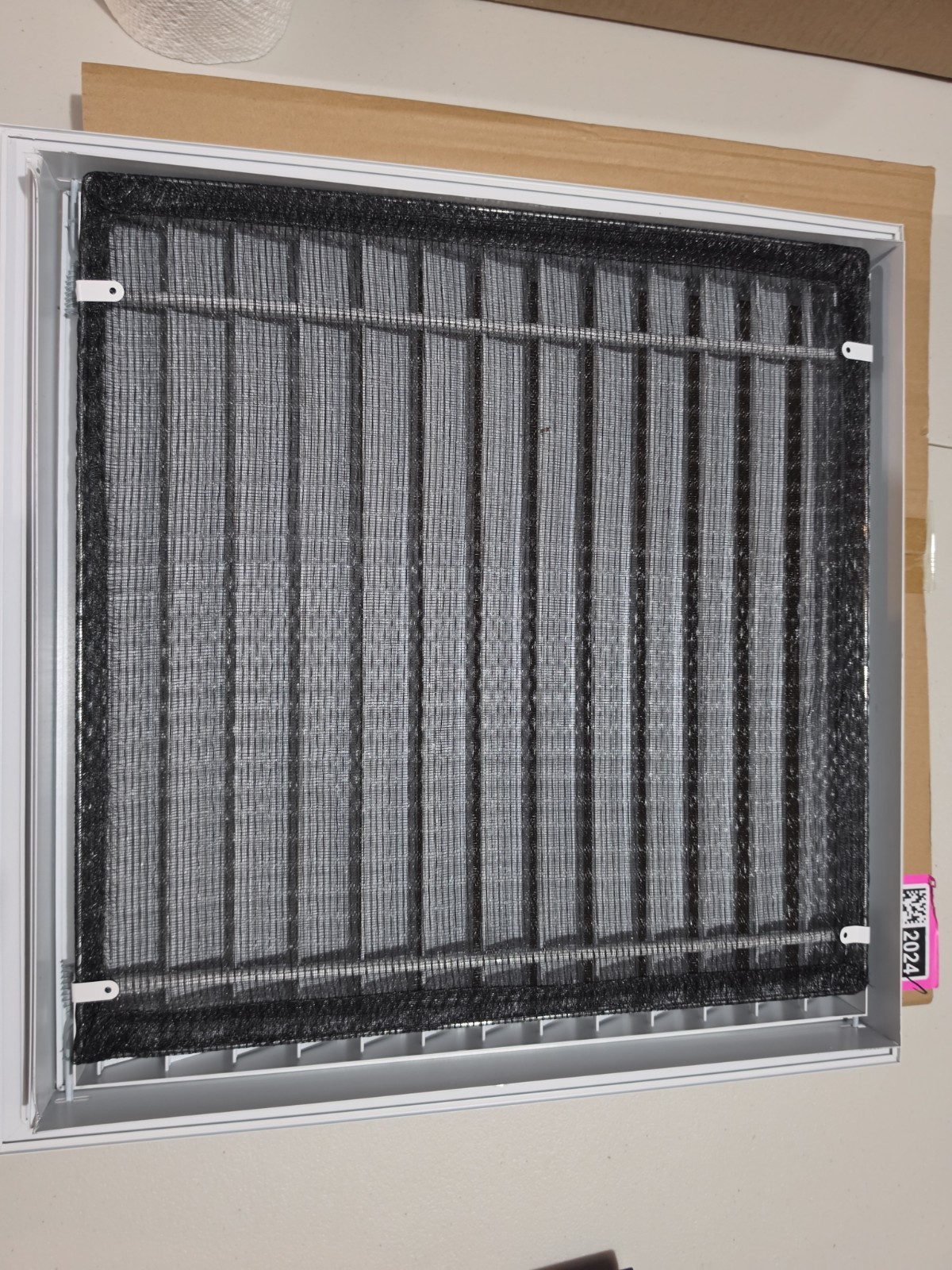 Open Box Handua Fits 20×20 Wall Opening Anodized Aluminum Exterior Wall Vent by