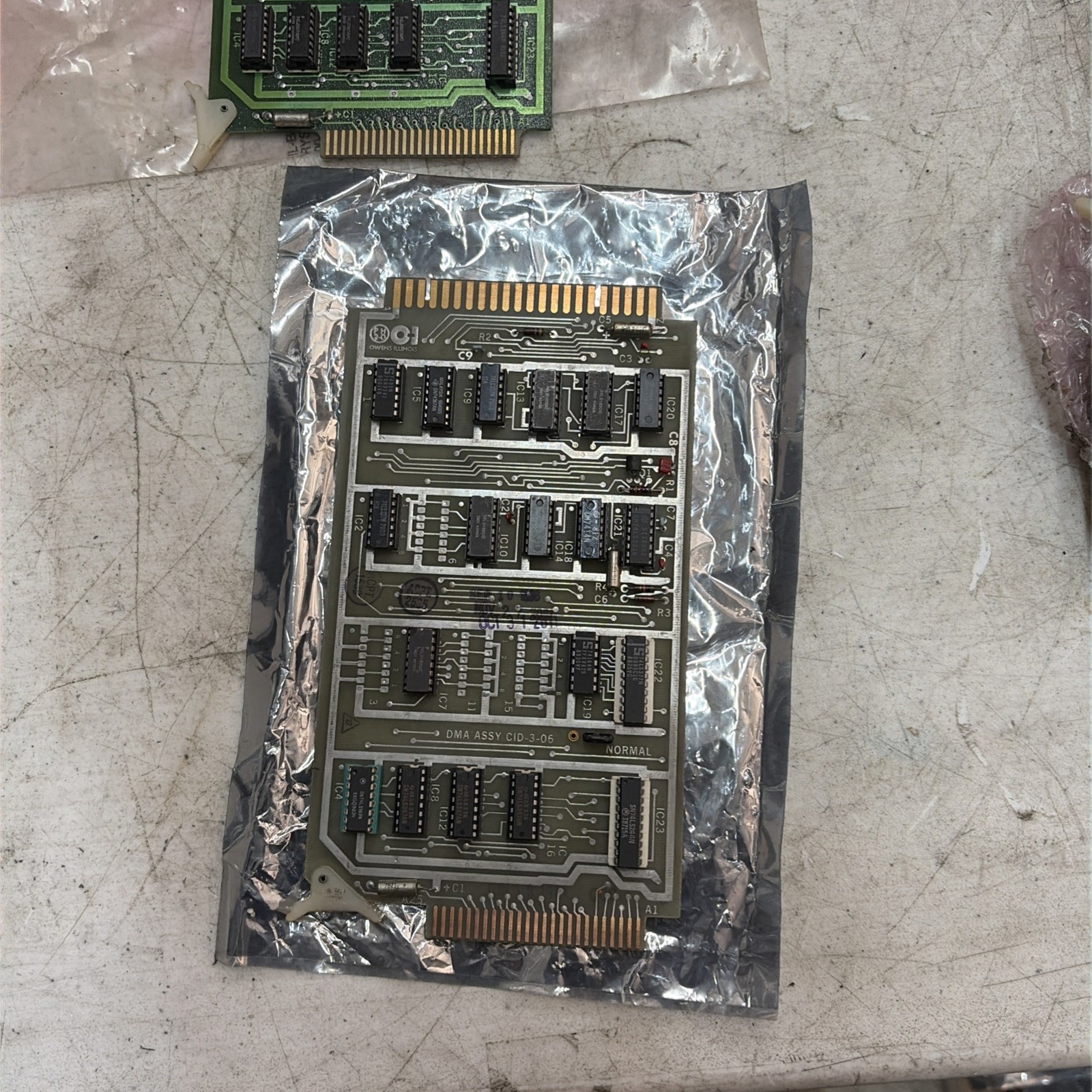 Owens-Illinois DMA ASSY CID-3-06 CID-3-16 Industrial Controller Board