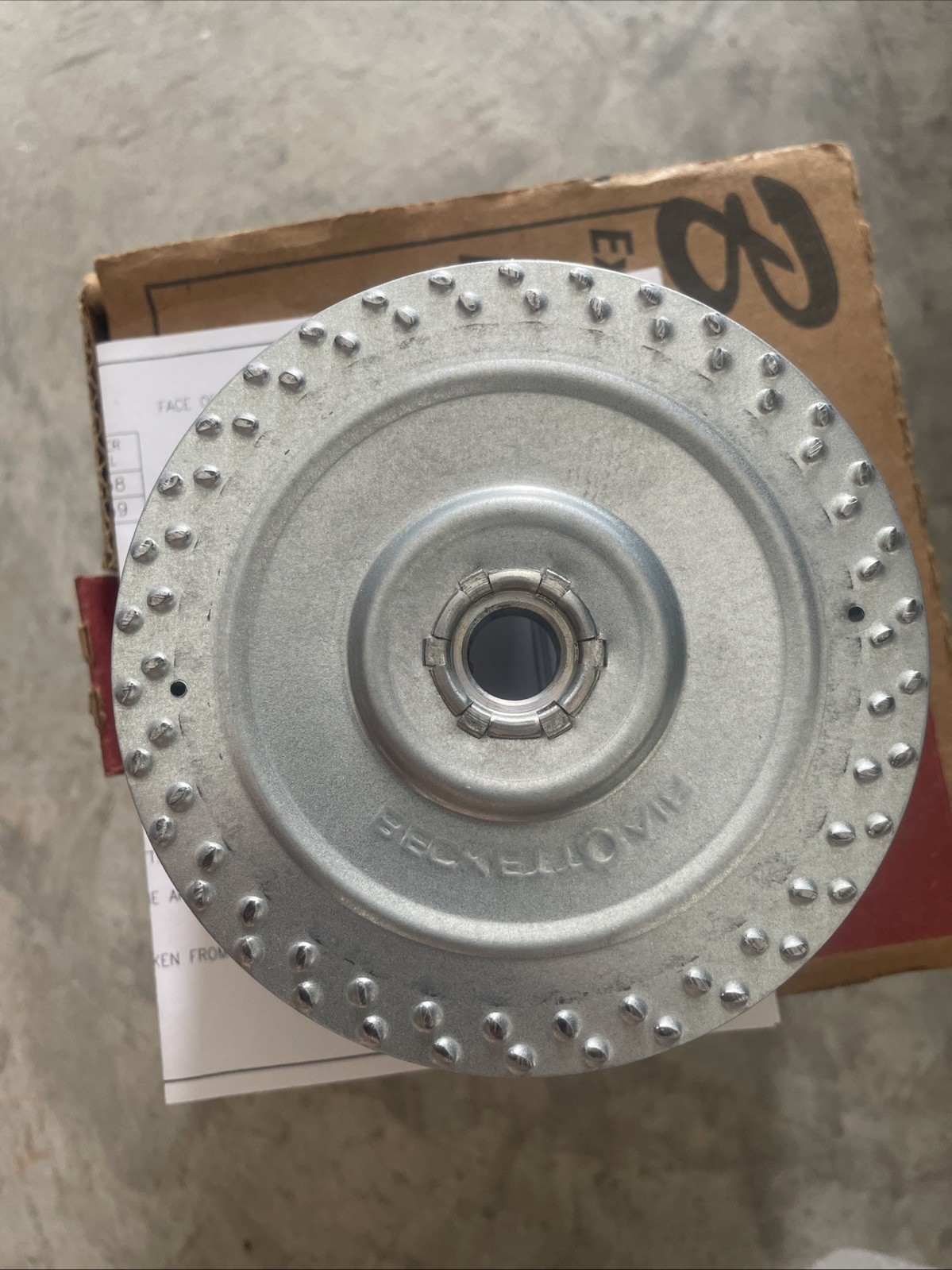 21438U Blower Wheel 4 -1/4 x 2 In. New Old Stock For Oil Burners