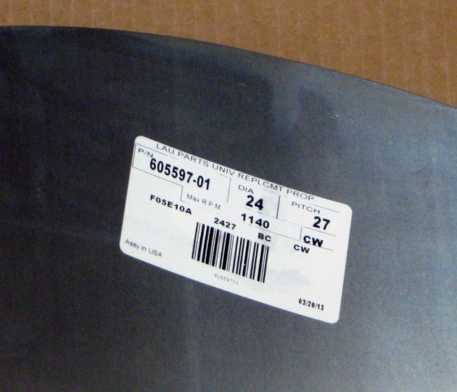 Lau 60559701 24″ Fan Blade CW Rotation 27 Degree Pitch 4 Blades