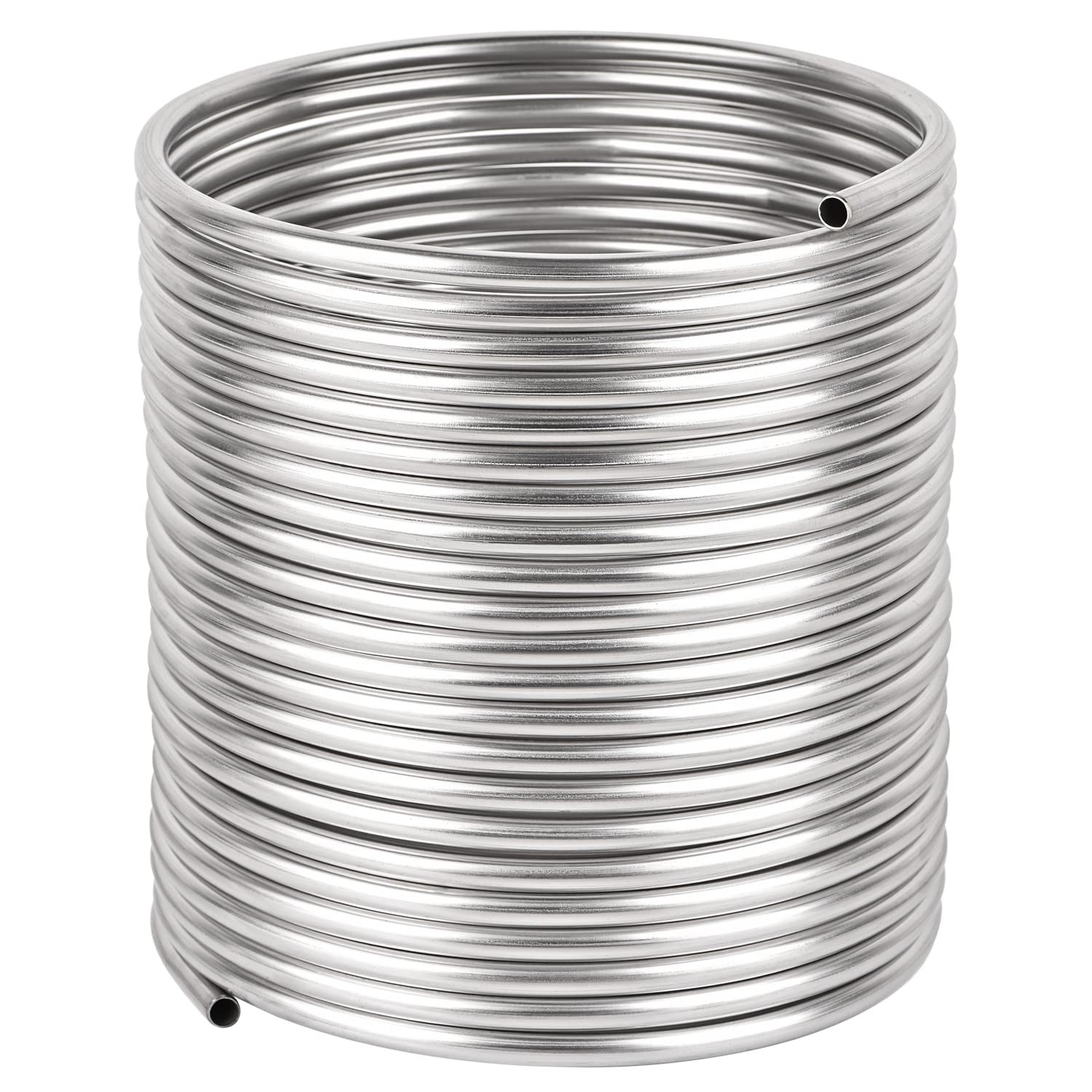 GEPPHILL 3/8″ x 50Ft 304 Stainless Steel Tubing Coil, Immerson Coil…
