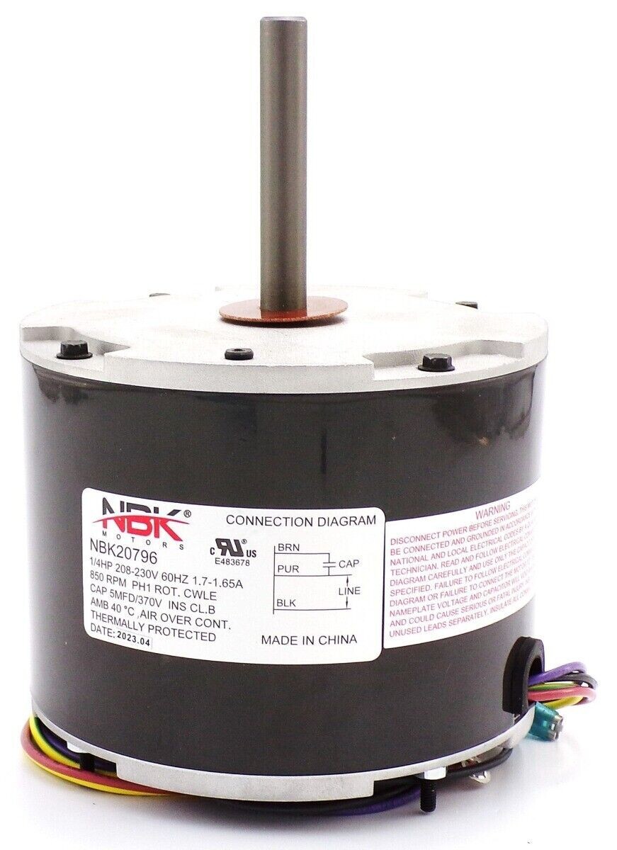 Condenser Motor 208/230V 1/4 Hp for York – Part# S1-024-25119-000