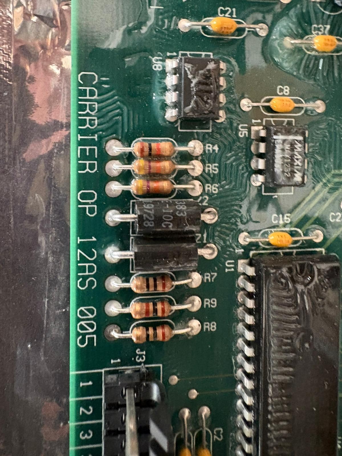 Carrier OP 12AS 005 CEPM430137-01D HVAC Chiller Control PCB Board Carrier Corp