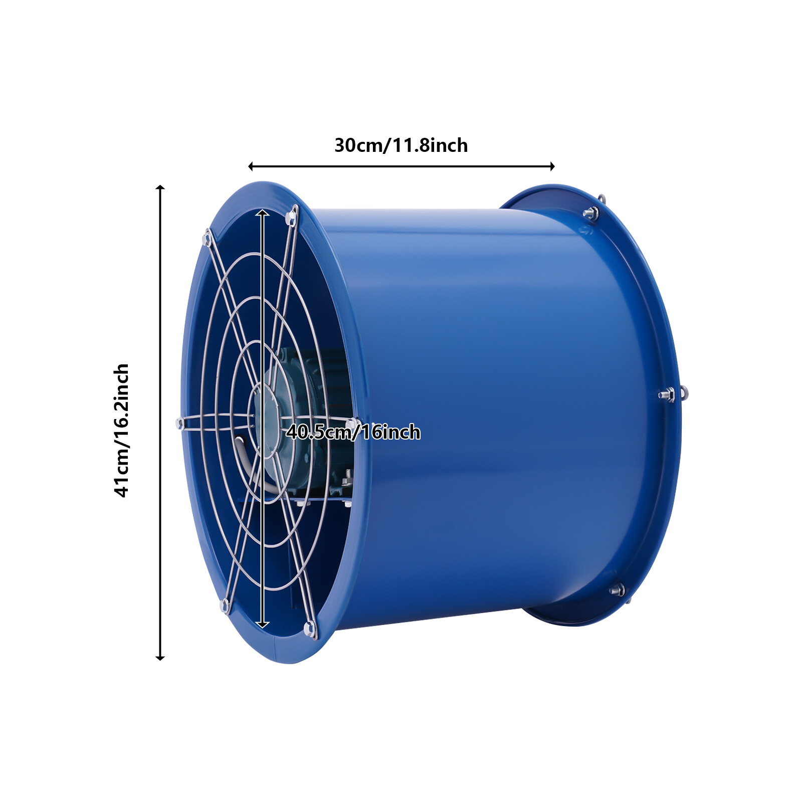 Portable 16”Extractor Fan Blower Spray Booth Paint Workshop Ventilation Exhaust