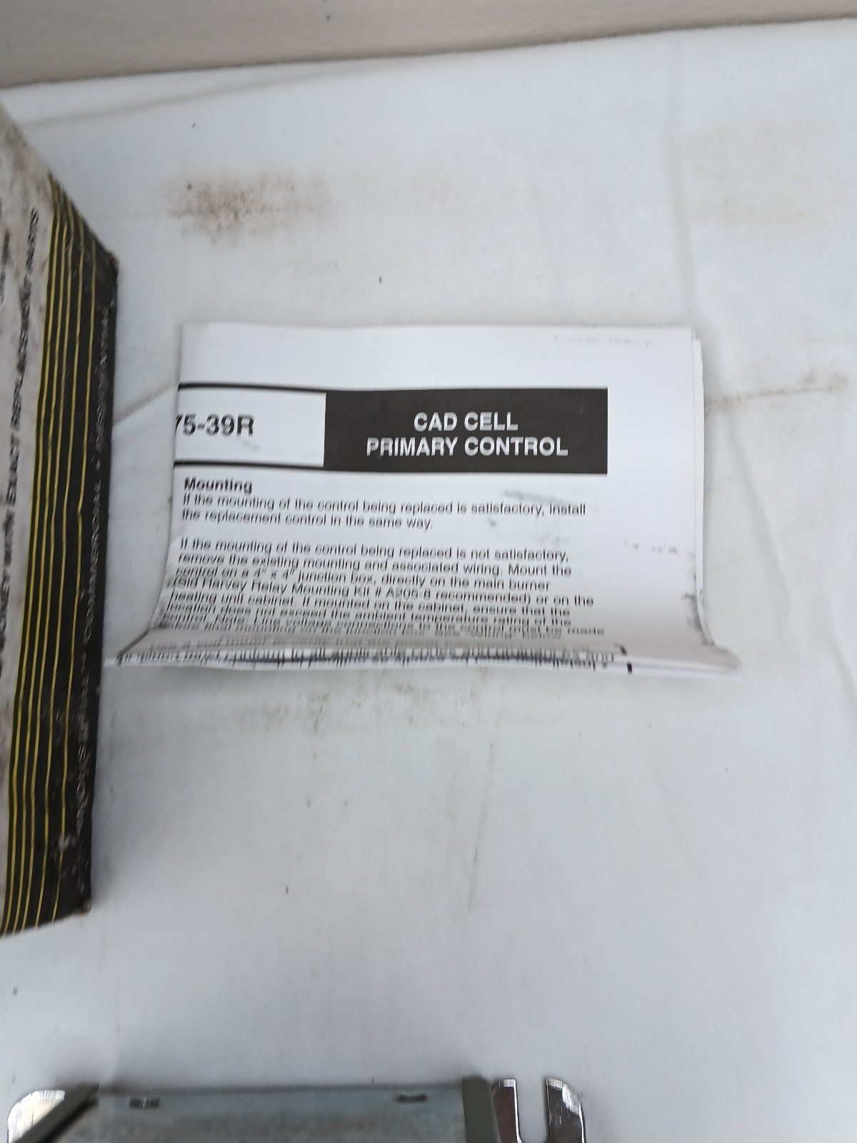 Sid Harvey’s R75-39R, Honeywell R8184G Burner Control CAD Cell Relay, 45 Sec.