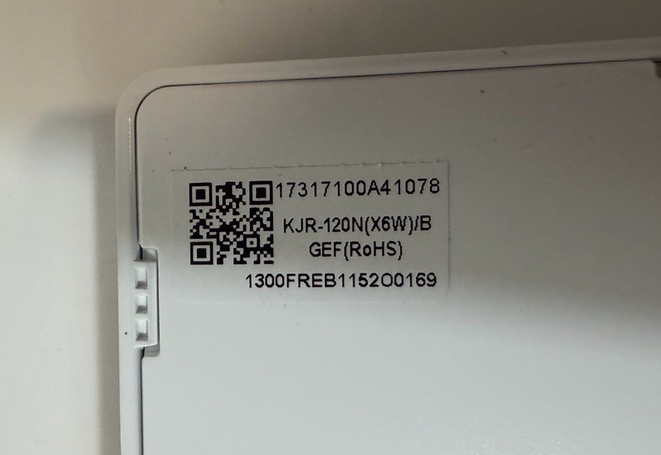 Mainline KJR-120N/X6WJ/B Programmable Thermostat Controller Touch Panel WIFI