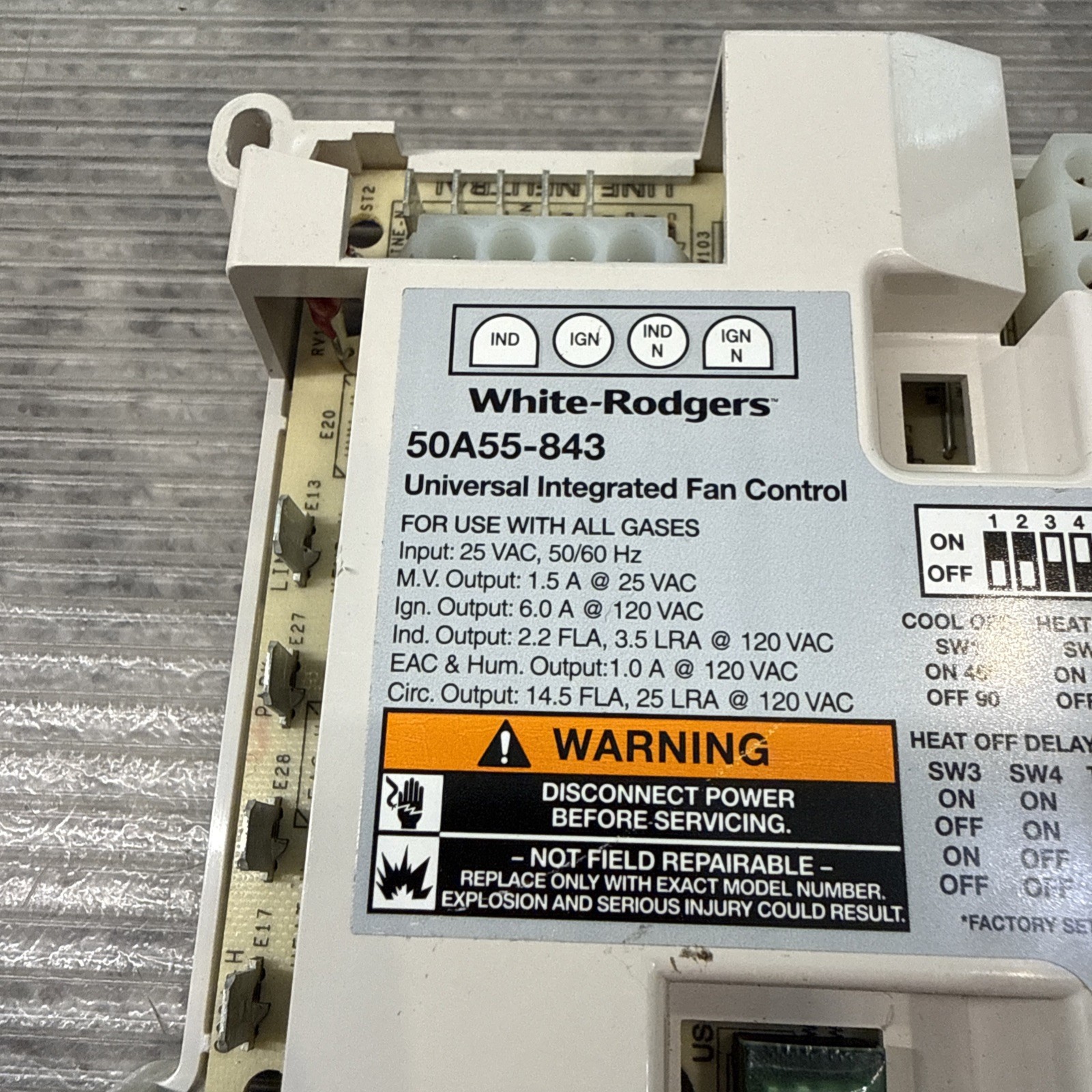 White-Rodgers 50A55-843 Furnace Control Board