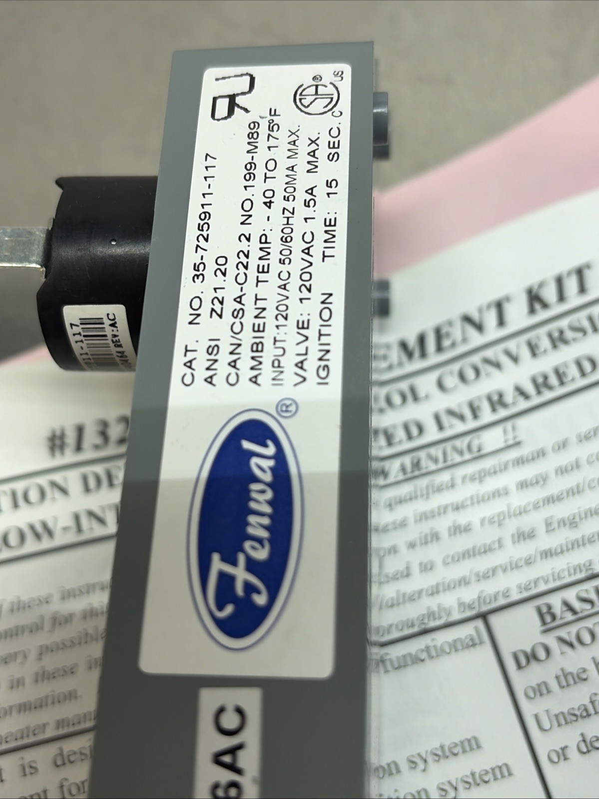 FENWAL 35-725911-117 Direct Spark Ignition Control