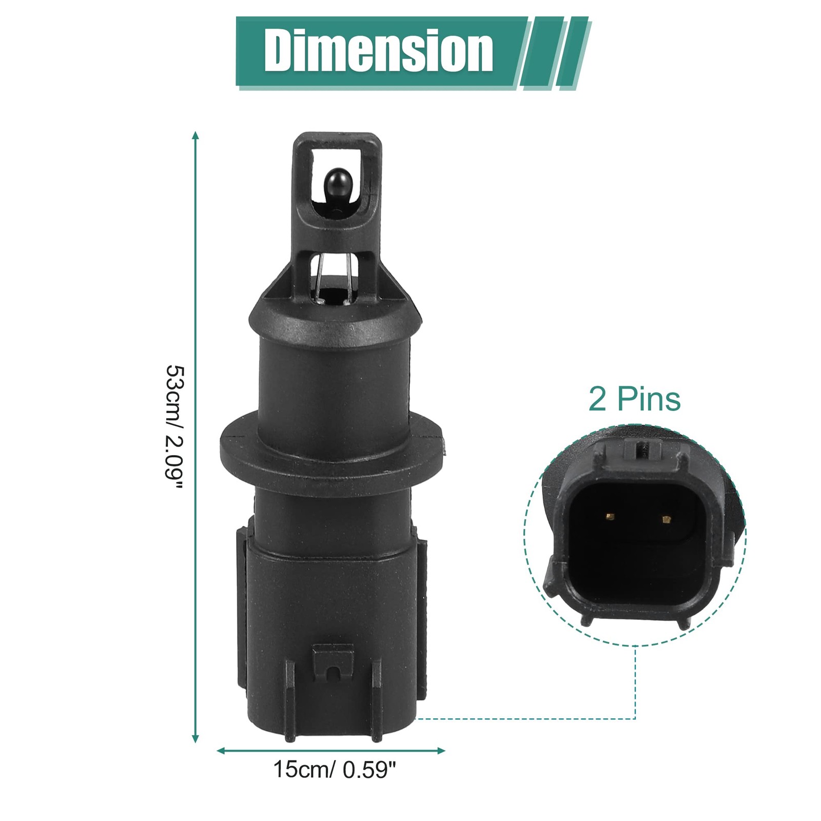 Air Intake Charge Temperature Sensor Replacement 4606487AB 4606487AA for Dodg…