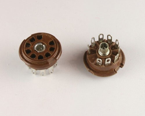 LOT OF TEN 9PMNS AMPHENOL CONNECTOR TUBES SOCKETS
