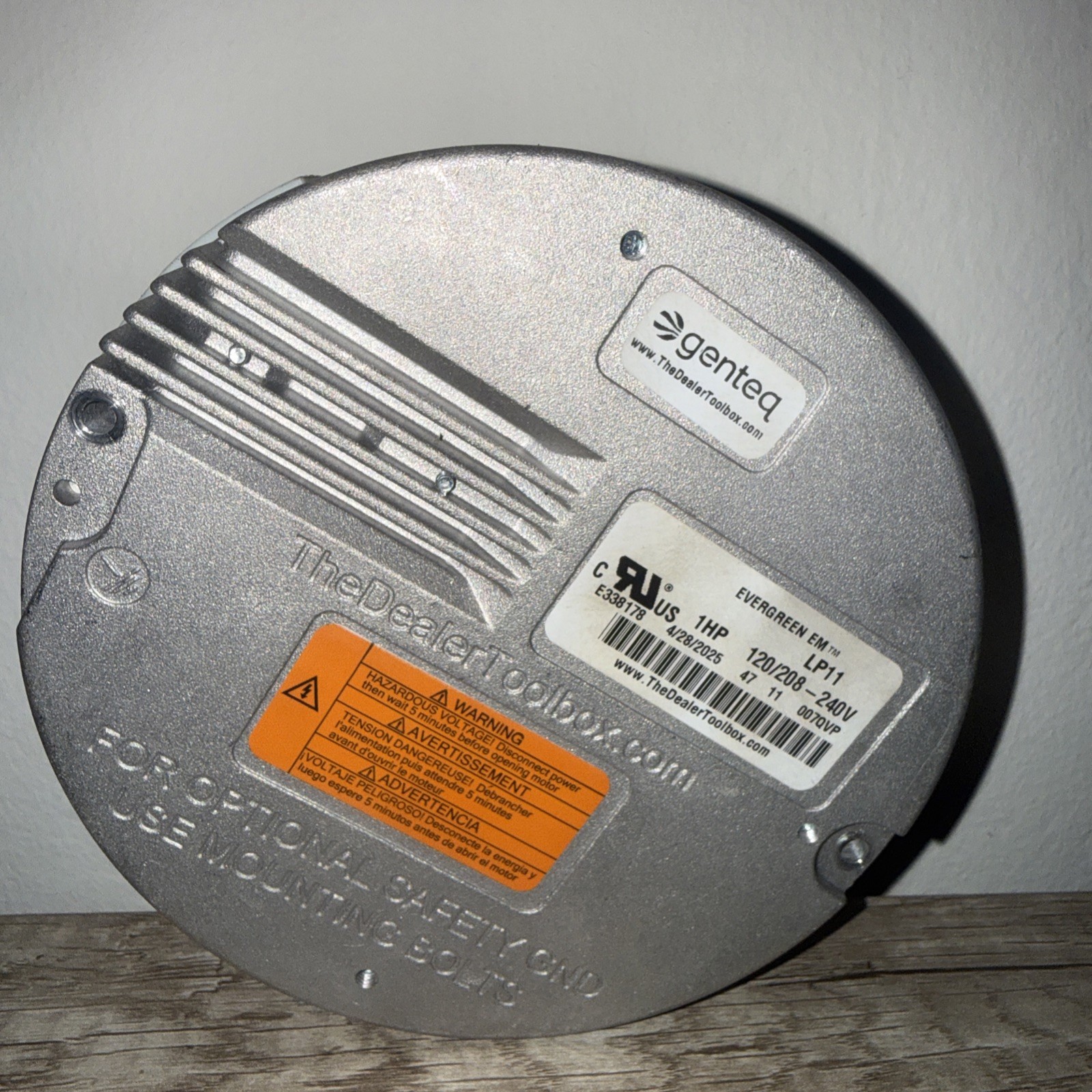 Genteq Evergreen EM LP11 Module Only 120/208-240V 1HP CCW 4/28/2025