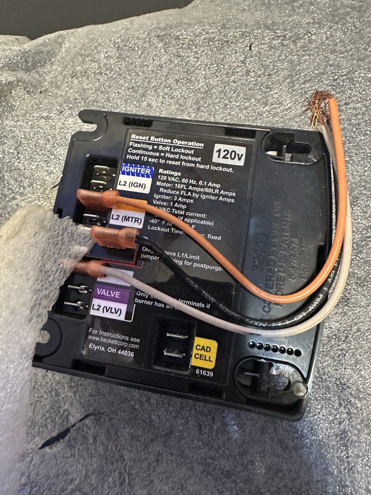BECKETT GeniSys 7505 120-Volt Oil Burner Control – 7505P1515U