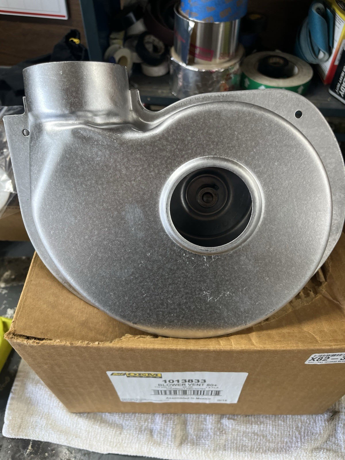 Blower Vent 80+ 115 Volts 60HZ 1.6FLA Thermally Protected 1013833