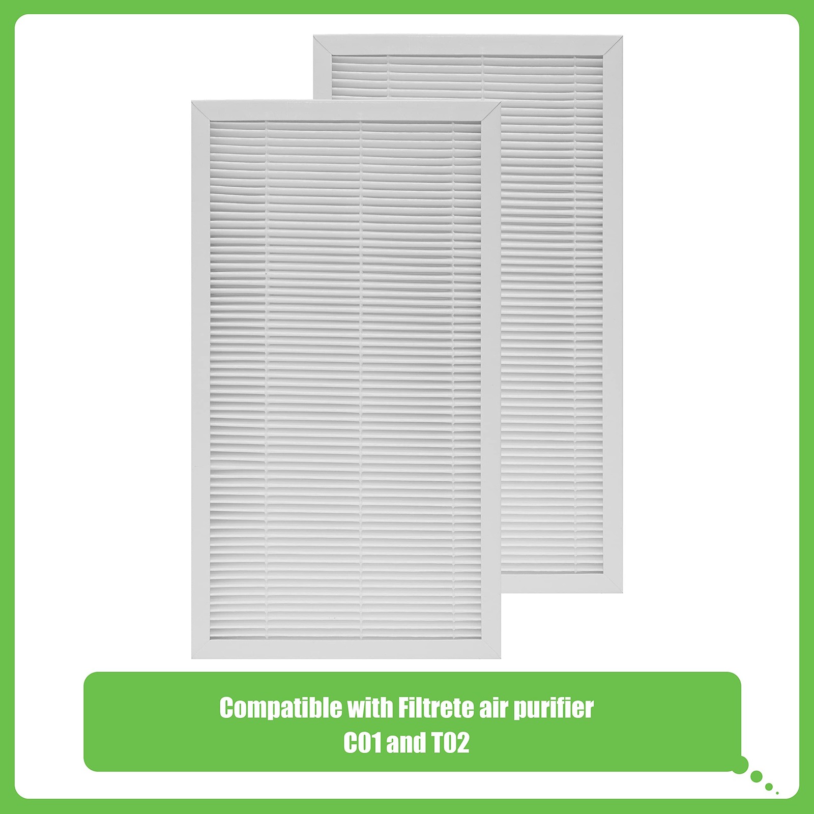 Hichoryer F1 Filter Allergen Reduction, Replacement 2 Count (Pack of 1)