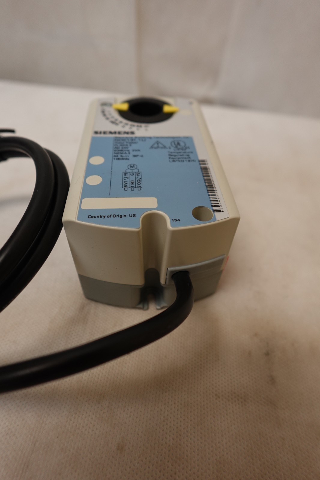 Siemens GDE131.1U OpenAir Damper Actuator 24V 44-in-lb 3-Position NEW NO BOX