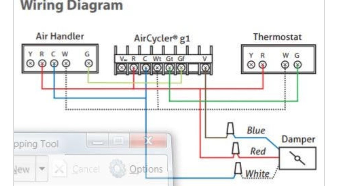 AirCycler G1 Furnace Fan Timer with Damper Control