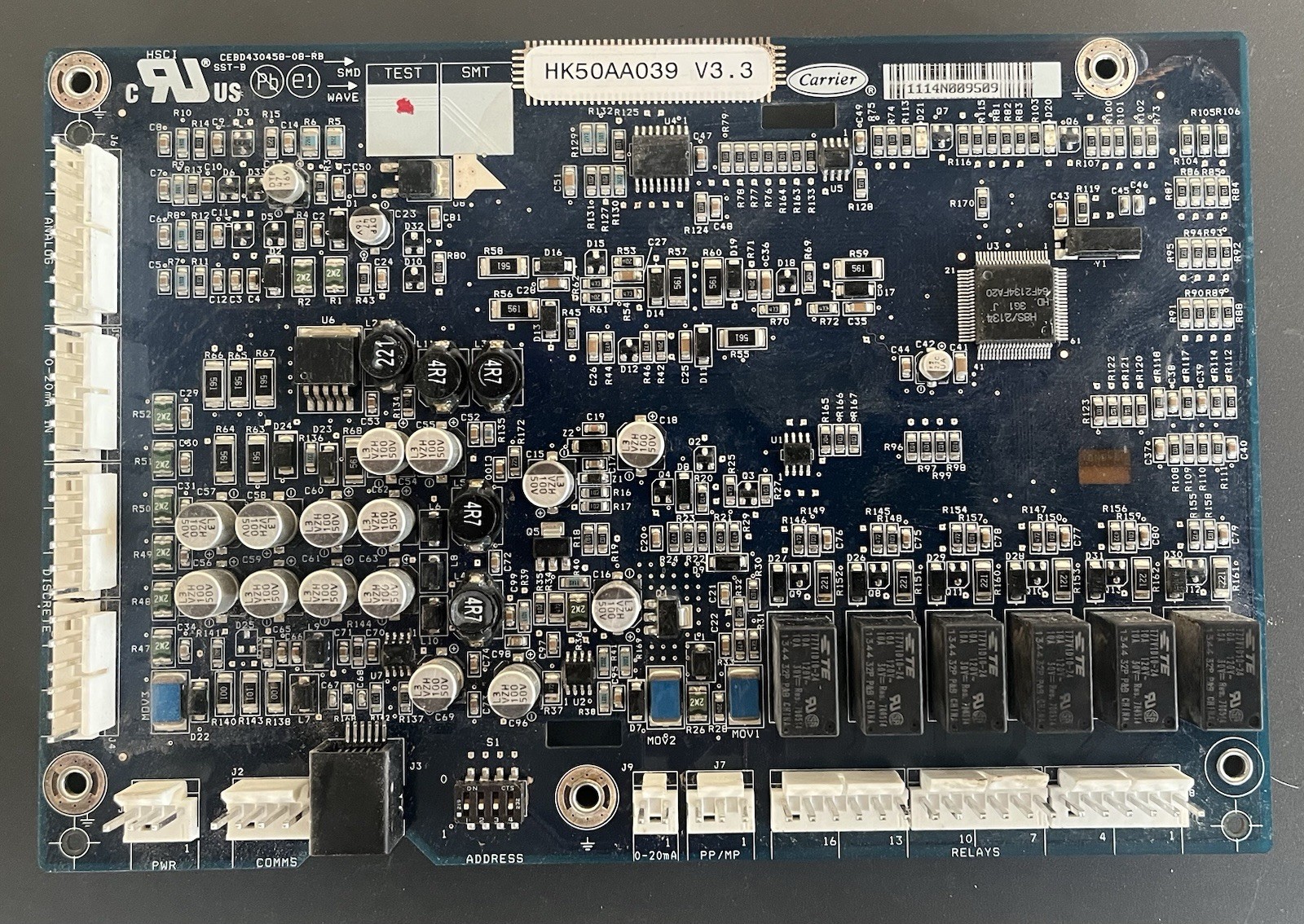 BDP Carrier Model HK50AA039 Premier Link Board. V3.3. Version CEBD430458-08-RB