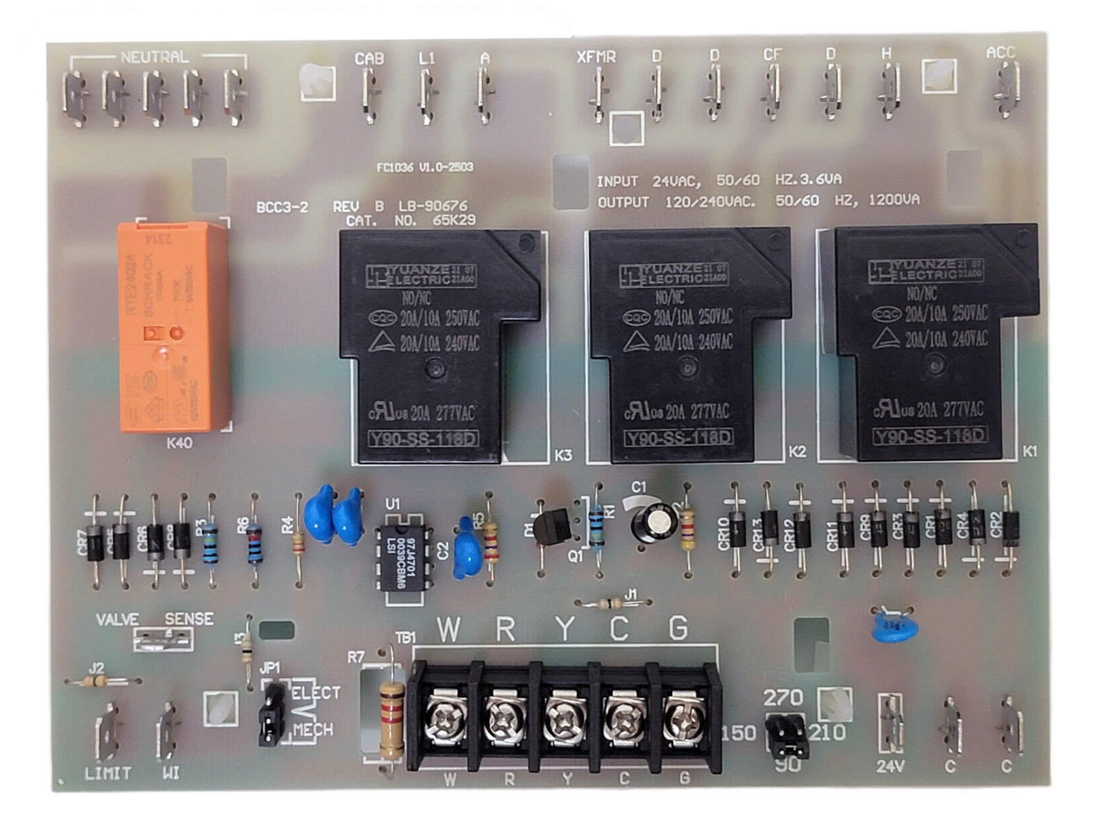 48K98 Upgrade Furnace Control Board Replacement for Lennox OEM, Replace for BCC3