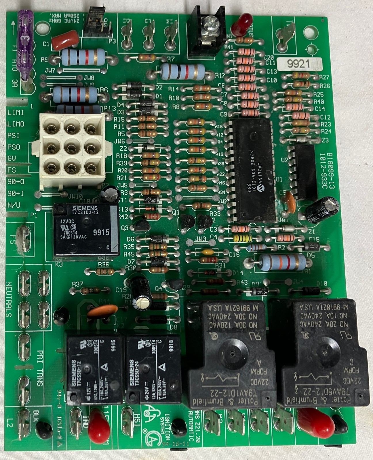 Goodman 1012-933C Furnace Control Board OEM B18099-13 Works Perfect Shipped!