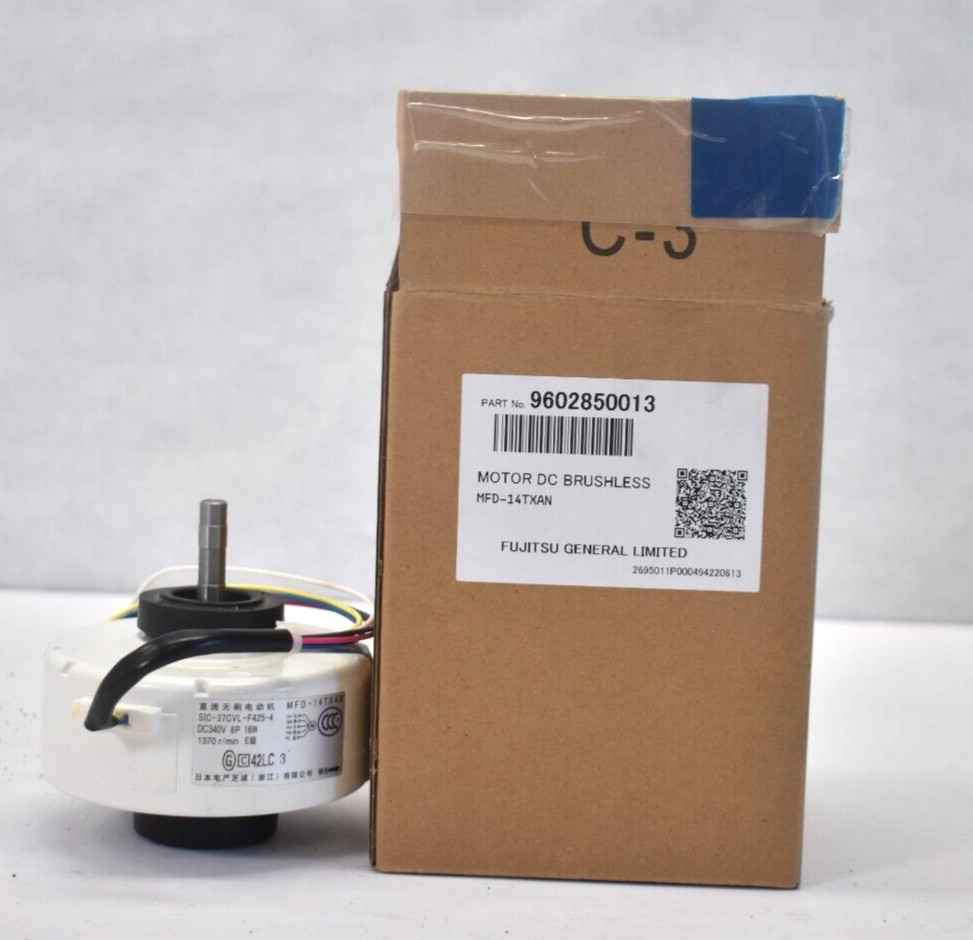 Fujitsu Motor DC Brushless Replacement 9602850013 MFD-14TXAN For Mini Split