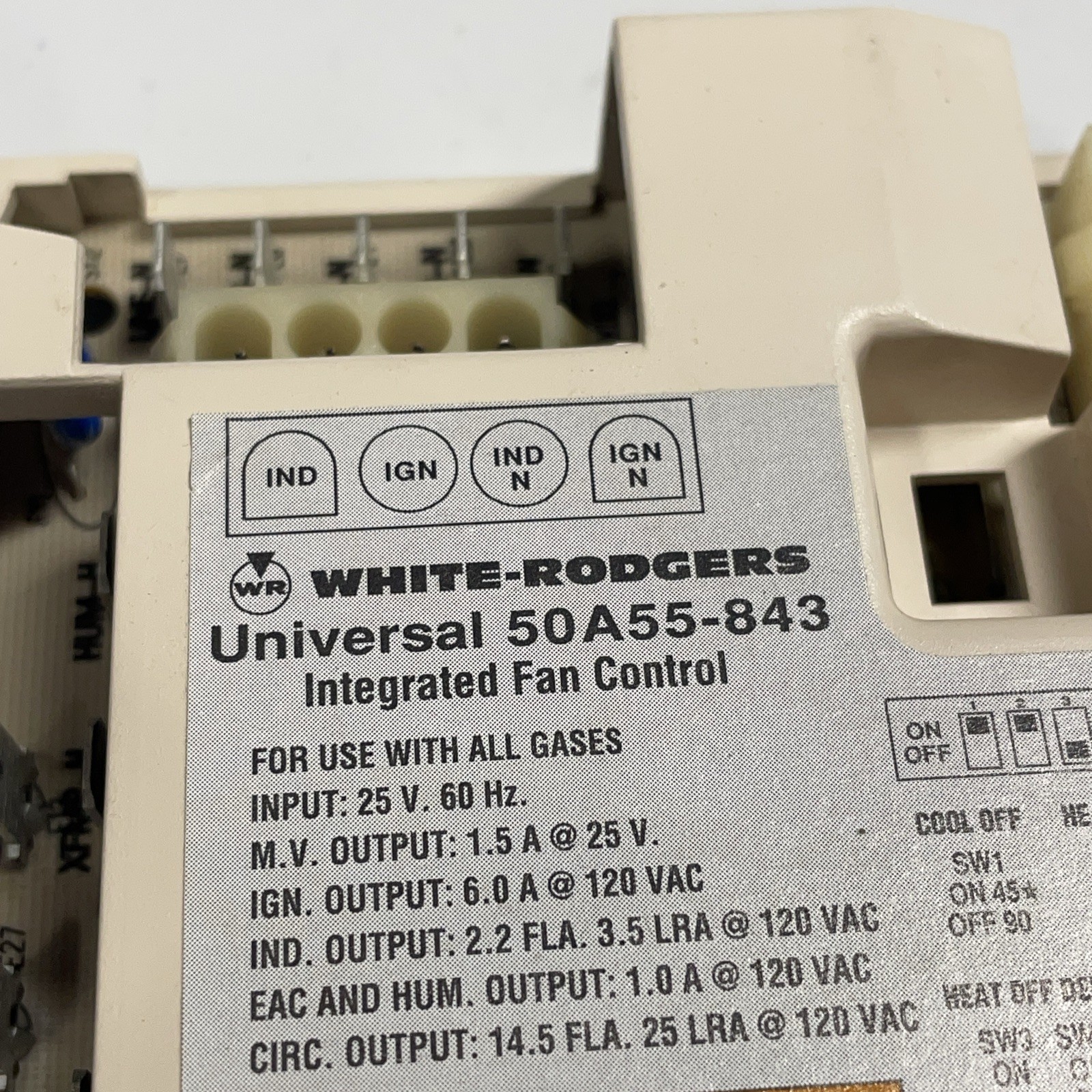 50A55-843 Integrated Furnace Control Board For White Rodgers Silicon Carbide