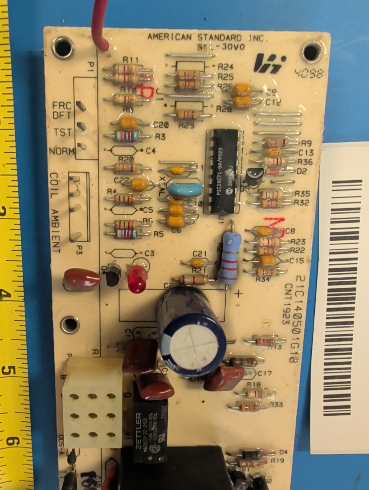 CNT1923 AMERICAN STANDARD 21C140501G18 Defrost Control Board