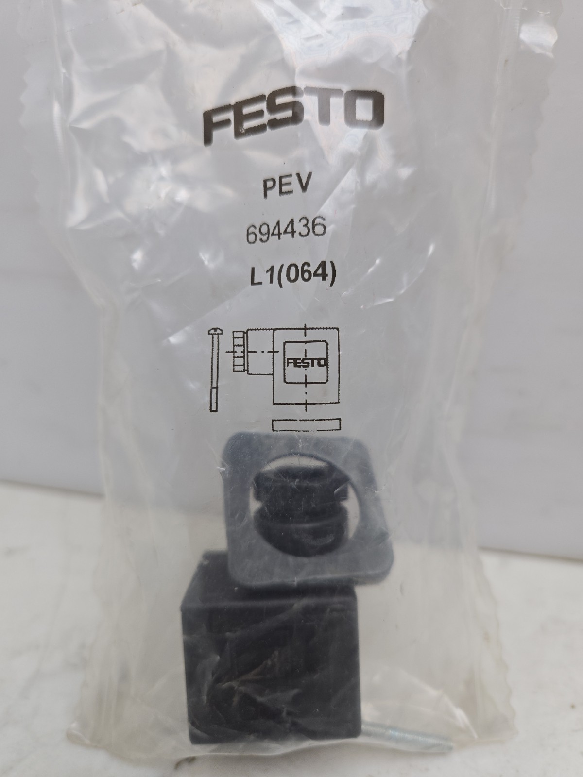 Festo PEV-1/4-B Adjustable Pressure Switch 10773 1-12 Bar 1/4″ NPT/BSP Pneumatic