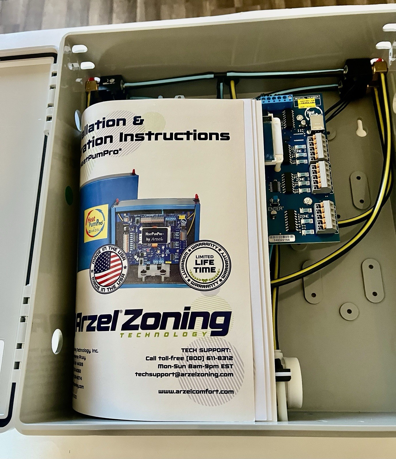 Arzel PAN-HPP04Control Panel HeatPumPro 4 Zone ( READ )