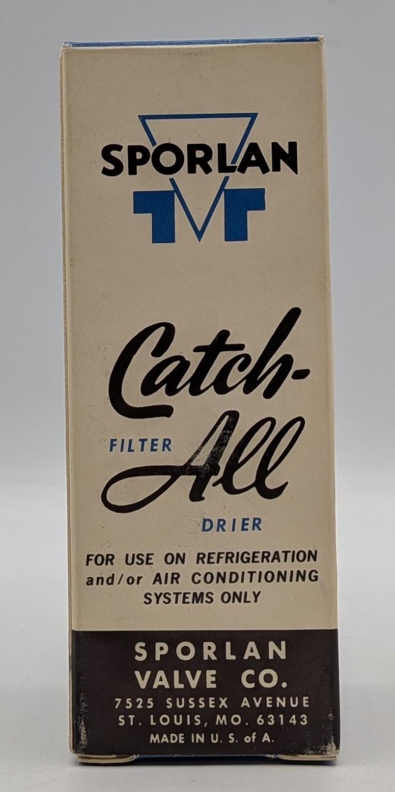Sporlan Catch-All Filter Drier C-032-S 1/4″ ODF