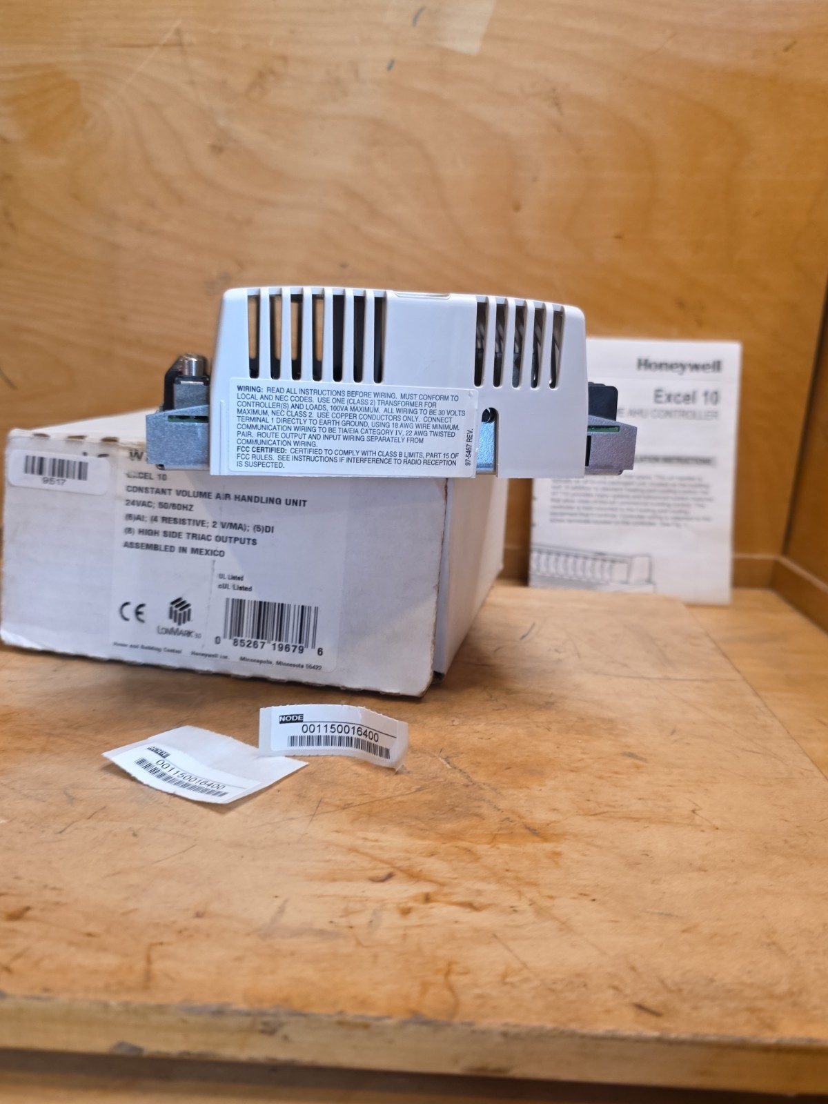 Honeywell W7750B2011 Constant Volume Air Handling Unit Excel 10