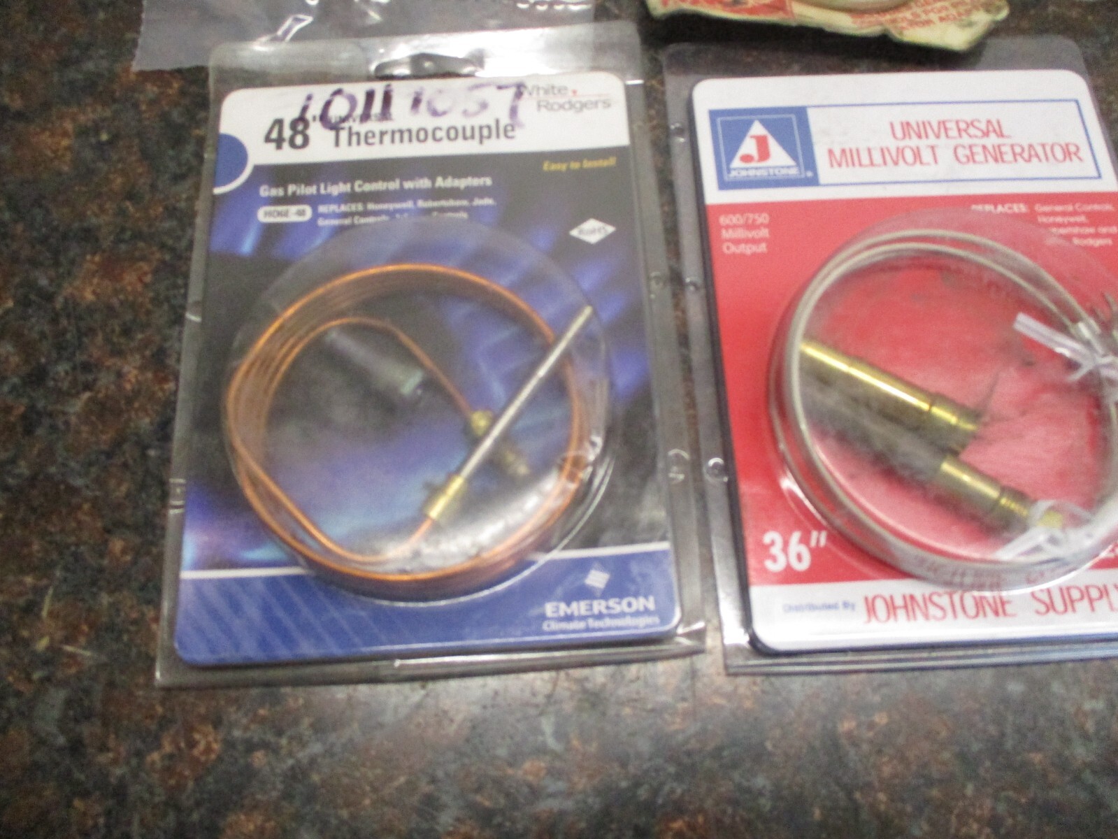 LOT OF 14 NOS HONEYWELL ROBERTSHAW BASO WHITE RODGERS THERMOCOUPLES 24″ 36″