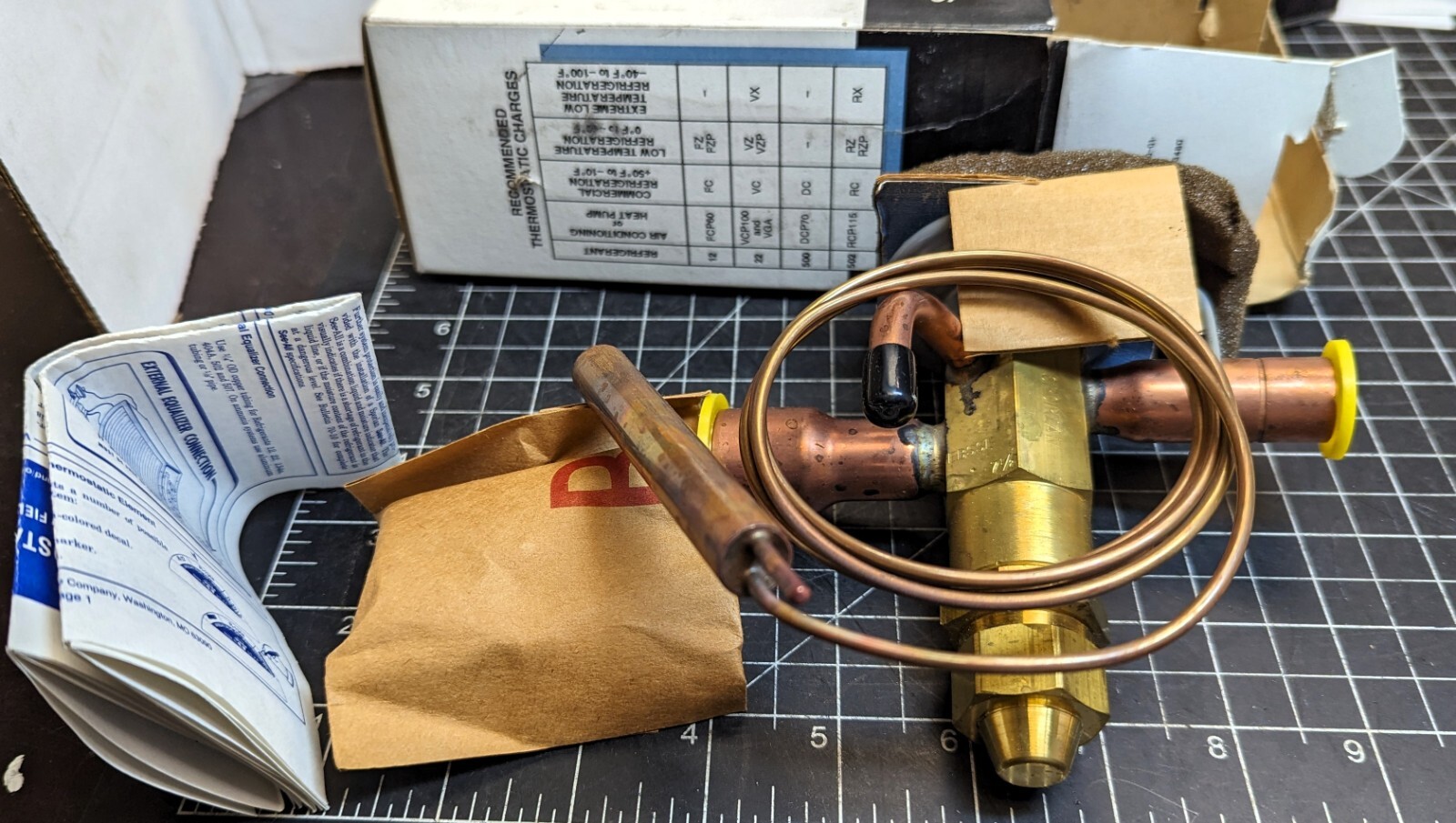 5/8″ x 7/8″ ODF EBSE-7-1/2-SZ Thermal Expansion Valve (7-1/2 Tons) [A6F2] #1