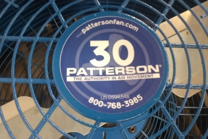 Patterson H30C 1 HP 12,000 CFM 277VAC 30 In Blade High-Velocity Industrial Fan