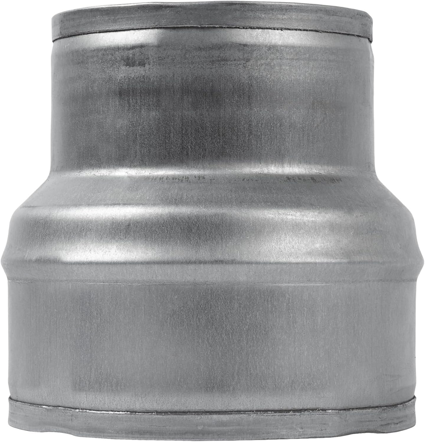 4 to 3 Inch Steel Round Duct Reducer for Ventilation Systems