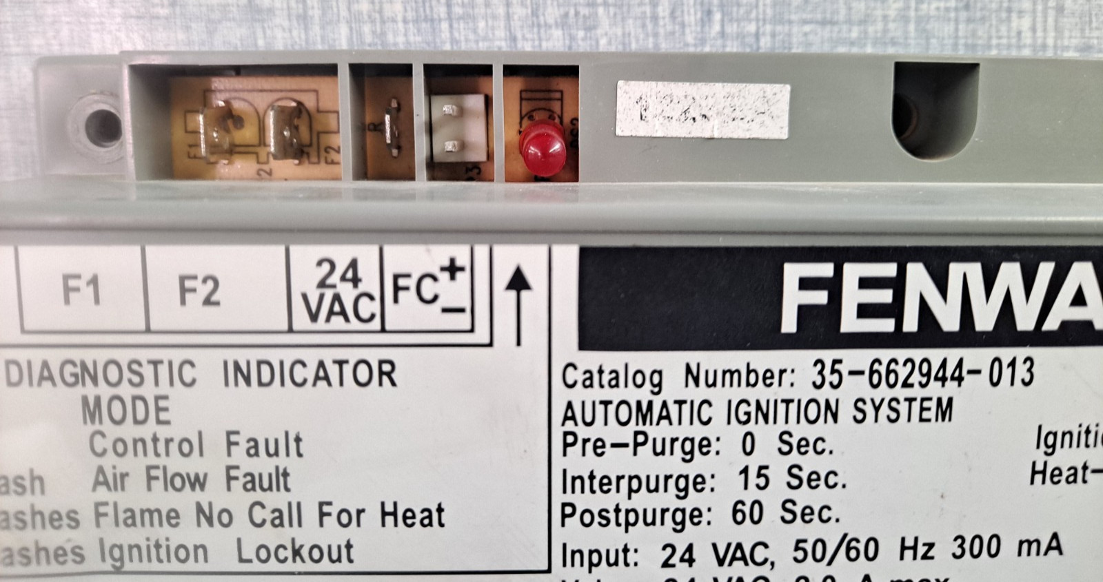 Fenwal 35-662944-013 Hot Surface Ignition Control Module Board 24 VAC