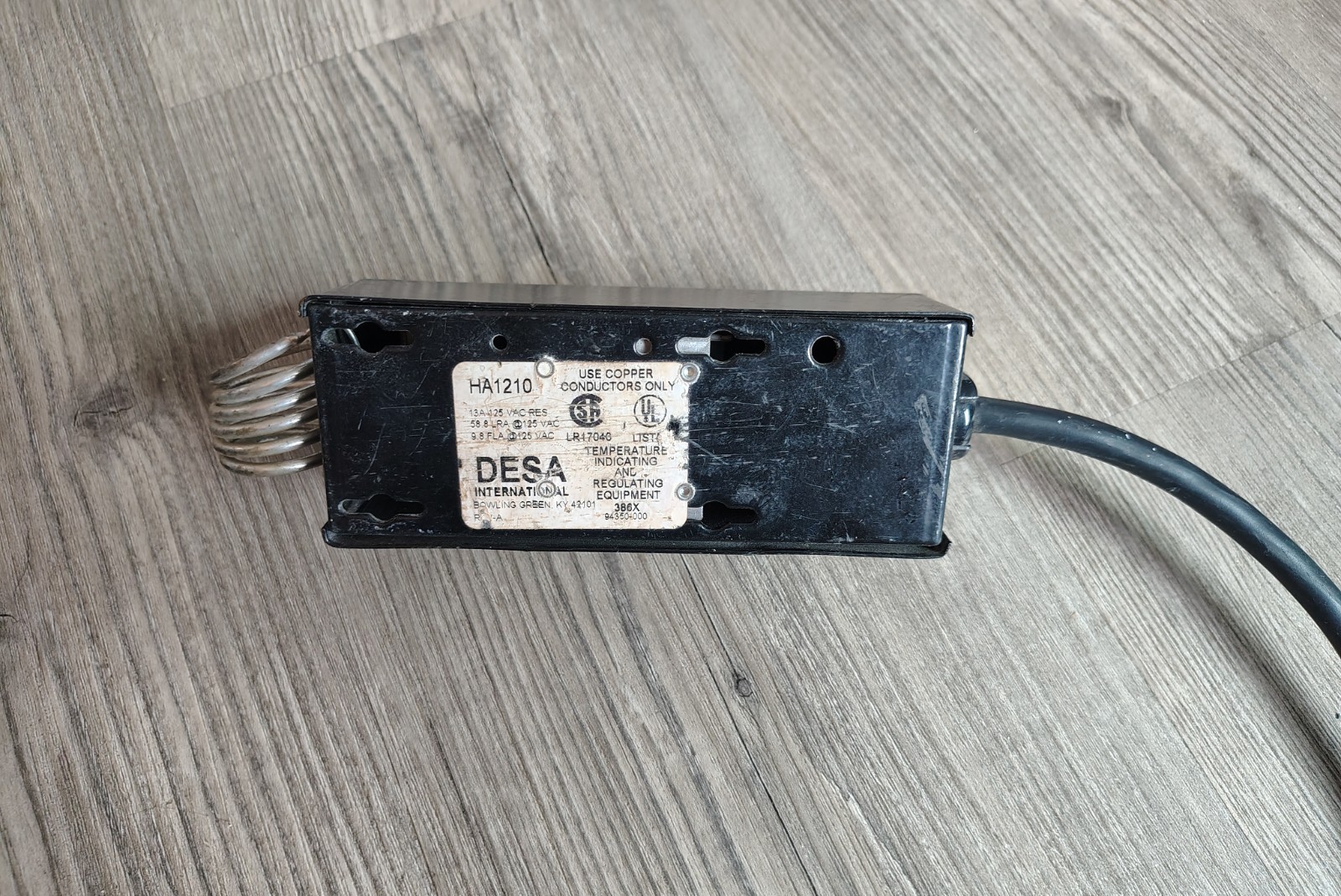 DESA HA1210 Temperature Indicating & Regulating Equipment 125V 15A Heater