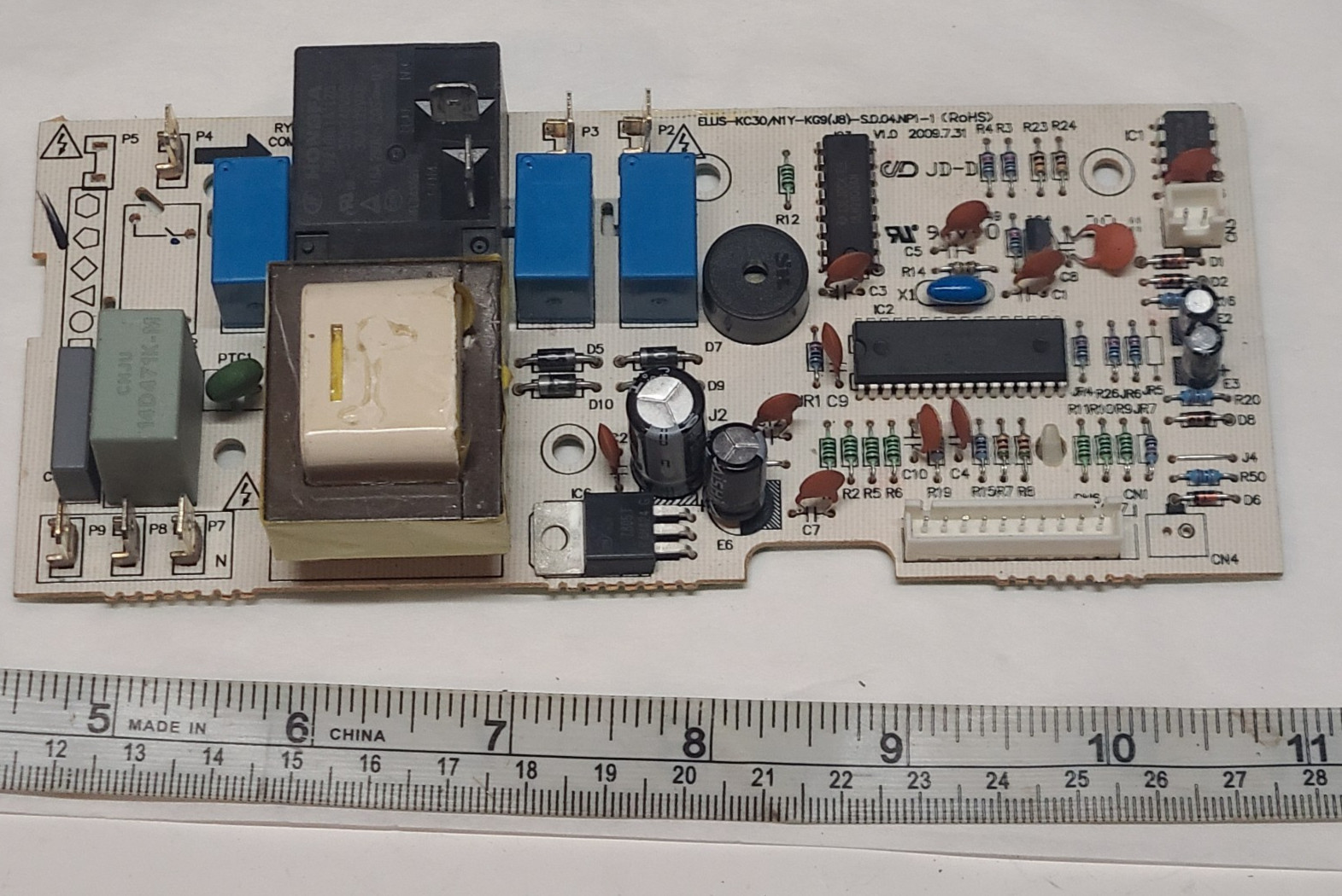 Kenmore ac model: 253.86052 Power Supply Board (ELUS -KC30/N1Y-KG9(J8)