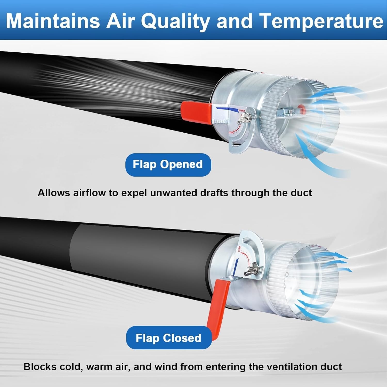 HVAC Manual Volume Damper – Galvanized Iron Construction
