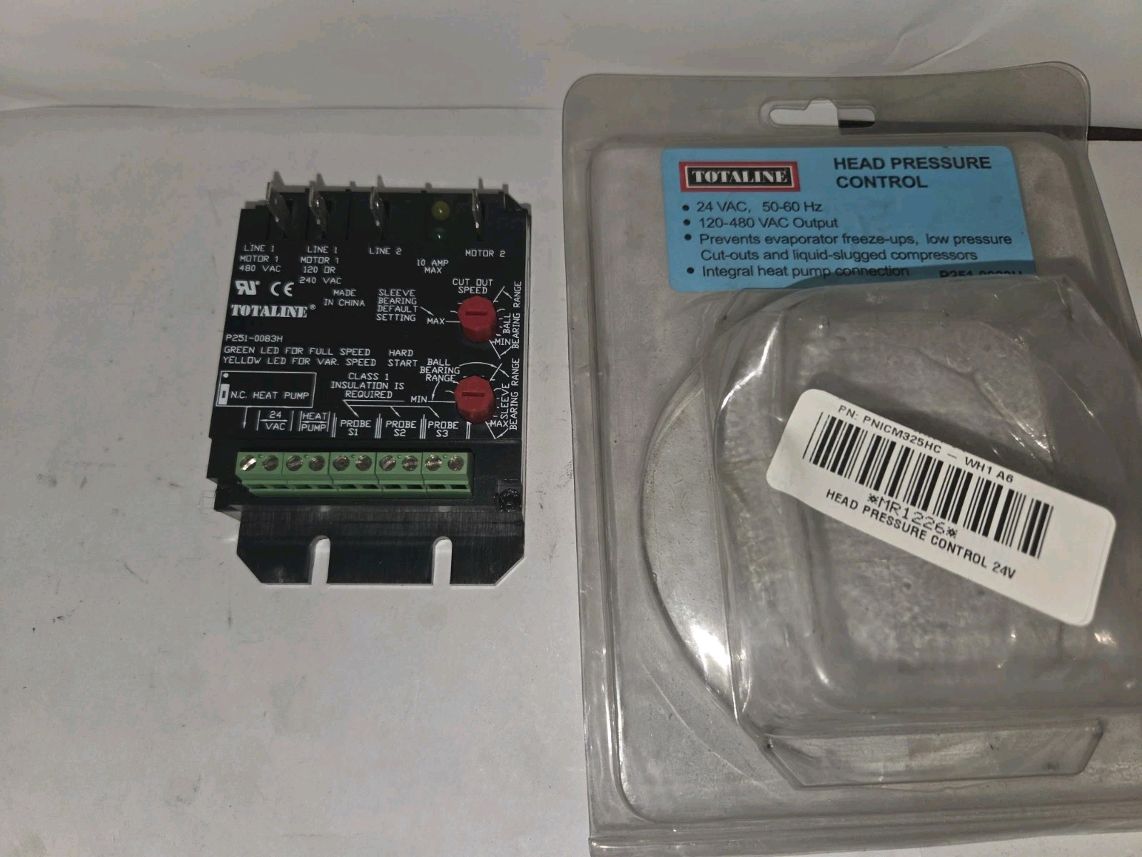 NEW GENUINE TOTALINE P251-0083H HEAD PRESSURE CONTROL ICM325HC, NEW OTHER