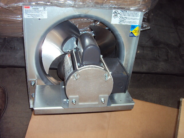 DAYTON 10E039 EXHAUST FAN ,Industrial/Commercial Direct Drive ,16″X16″,115/230 V